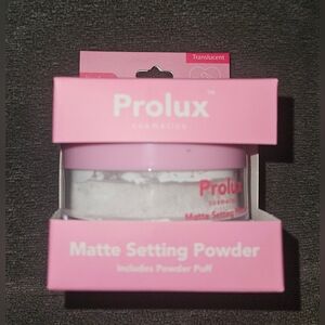 Prolux Matte Setting Powder With Puff - Translucent 1.35oz BNIB